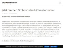 Tablet Screenshot of drohne-mit-kamera.info